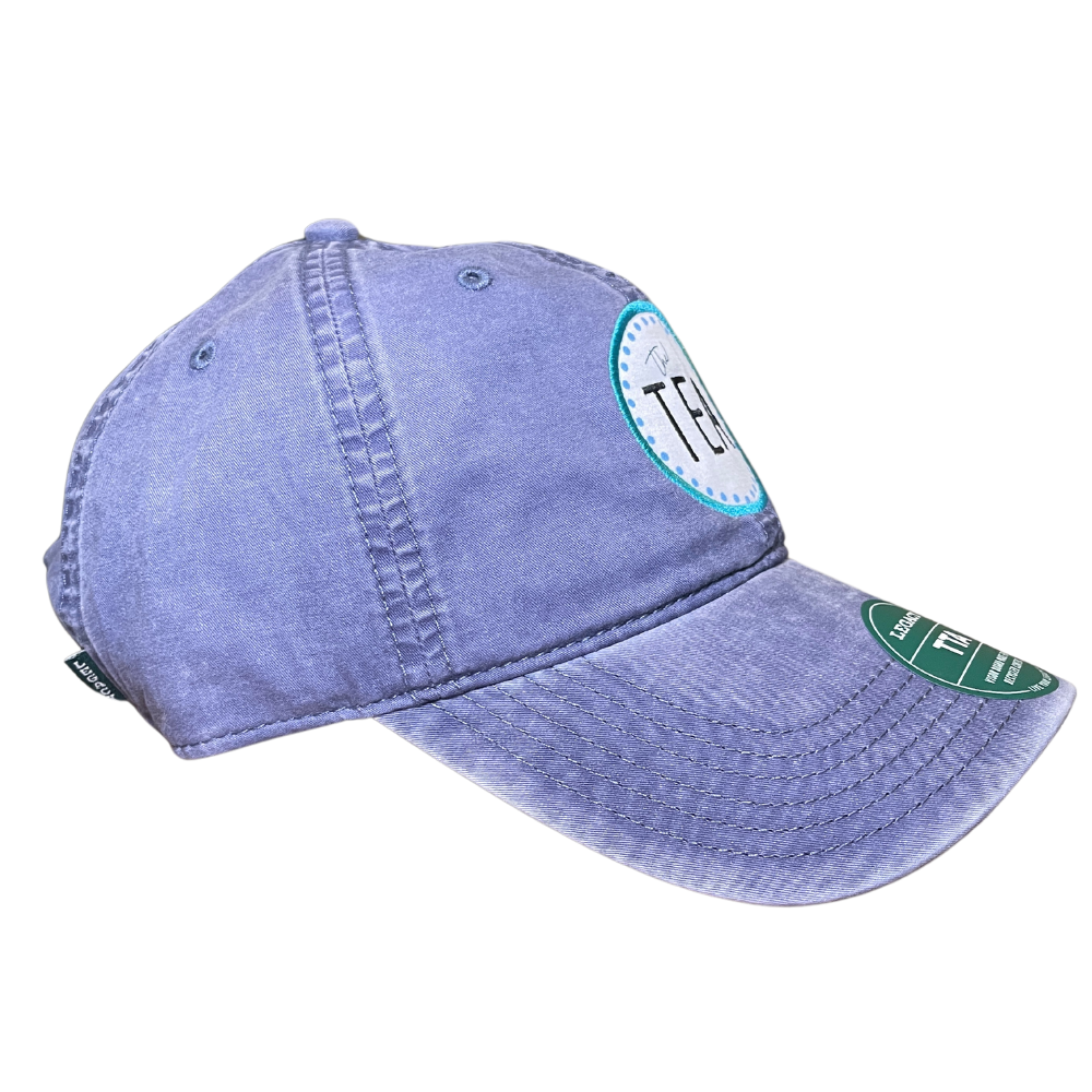 Embroidered Logo Patch Slate Blue Hat