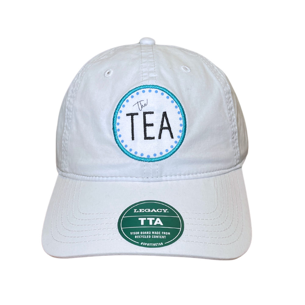 Embroidered Logo Patch White Hat